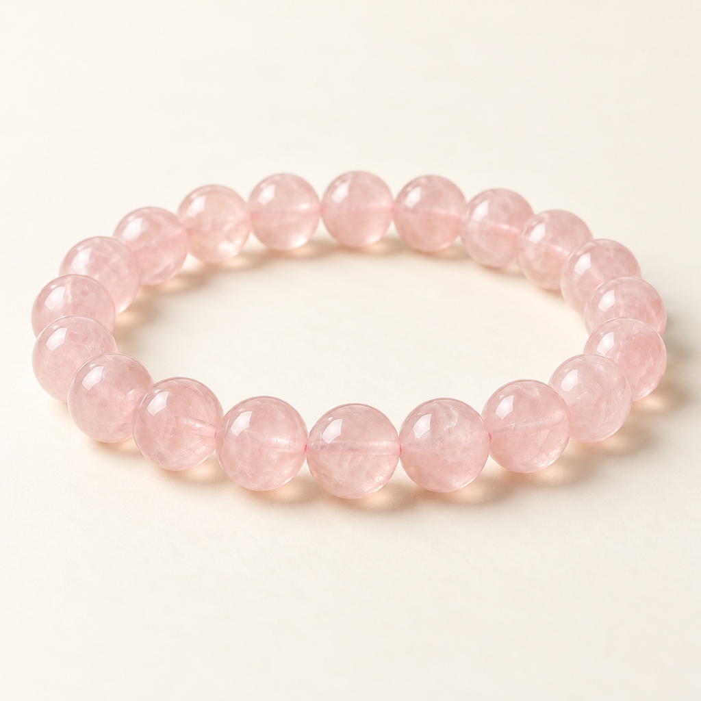 ROSE QUARTZ BRACELET detail 4